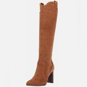 Splendid Caren knee brown brandy suede boot luxury winter event party size 7.5